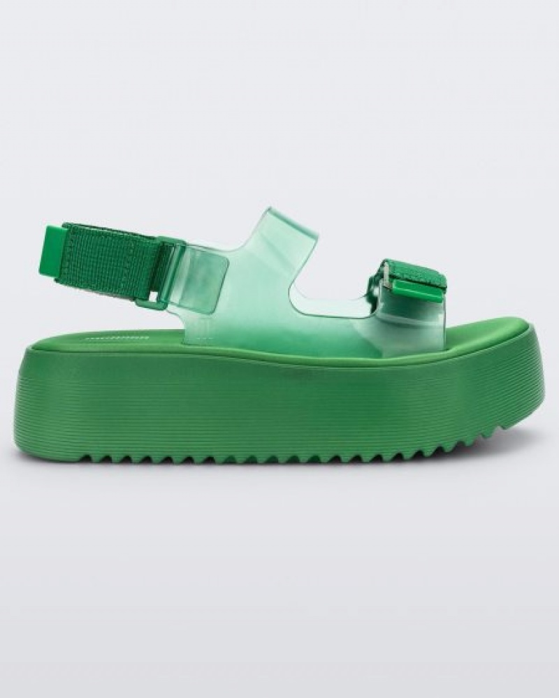 Melissa Platforms Brave Papete Plataforma Mujer Verde España | y47sf8JZ