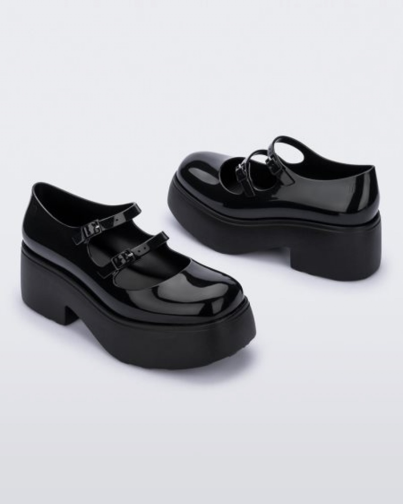 Melissa Platforms Farah Mujer Negras España | cwNCnAJ0