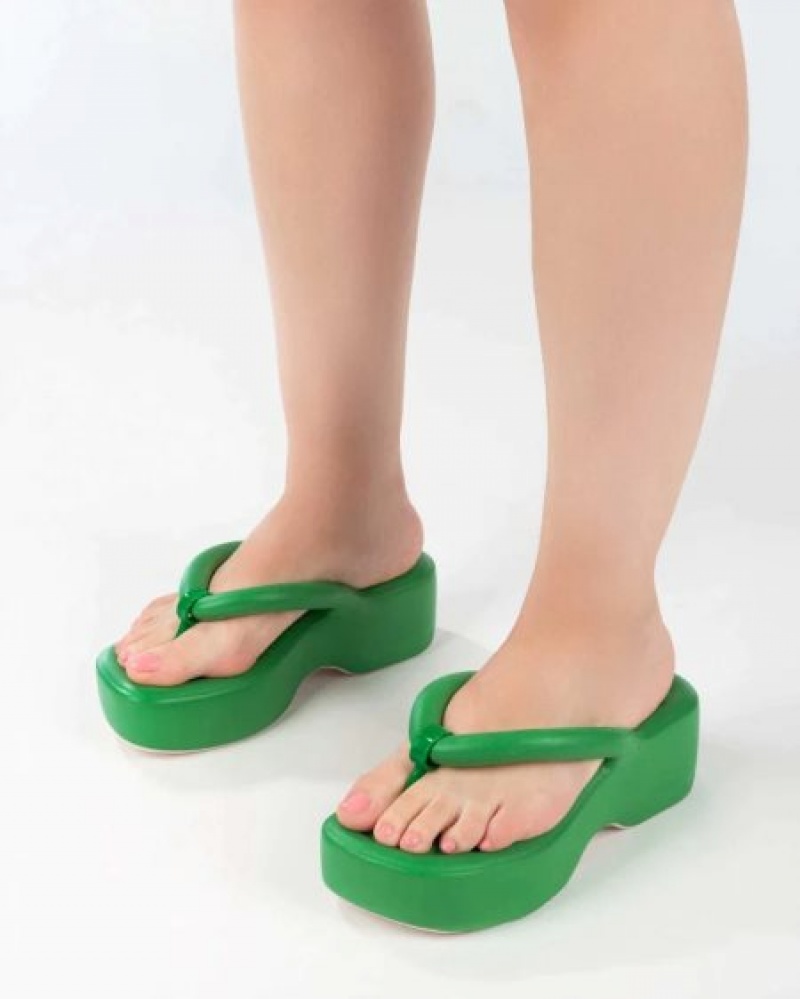 Melissa Platforms Free Plataforma Mujer Verde España | CUzmhGG3