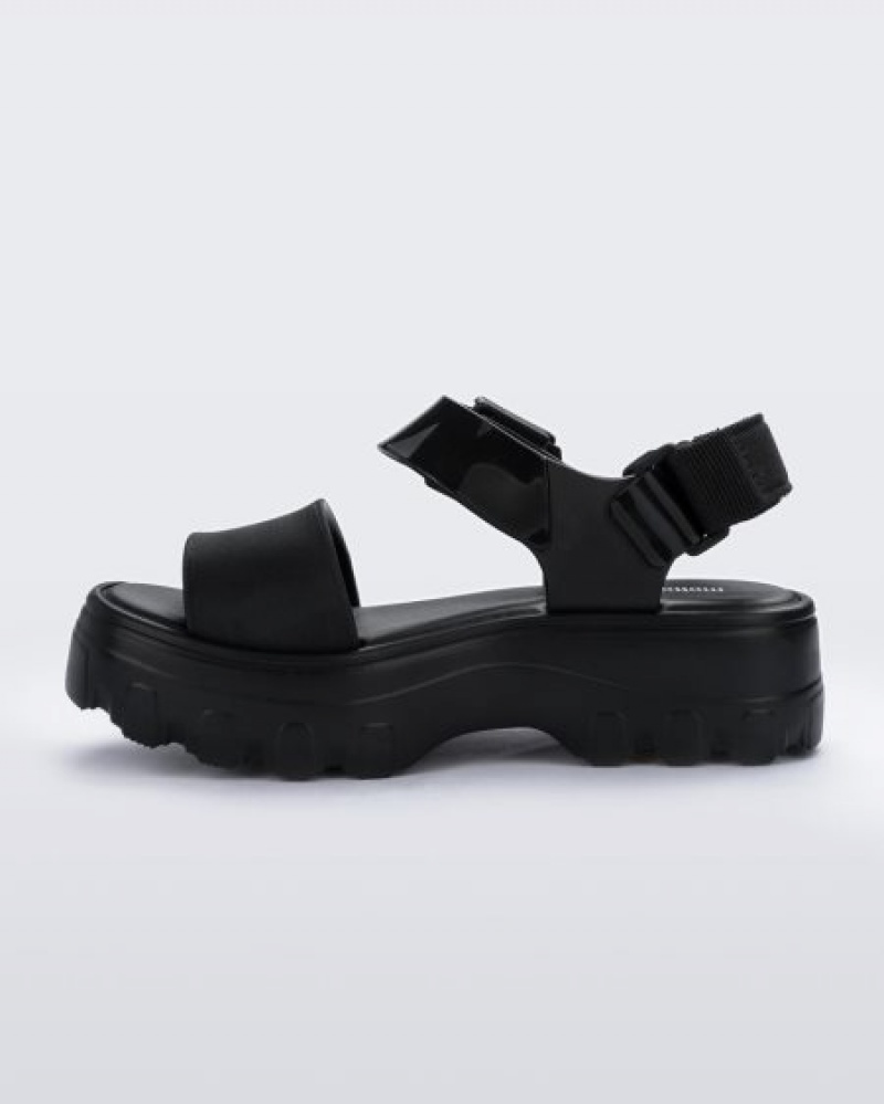 Melissa Platforms Kick Off Sandal Mujer Black/Black España | LB5S4lxQ