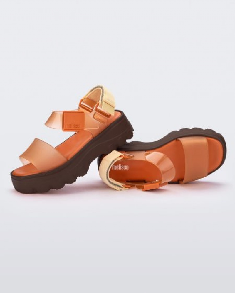 Melissa Platforms Kick Off Sandal Mujer Naranjas España | NnThgyJr