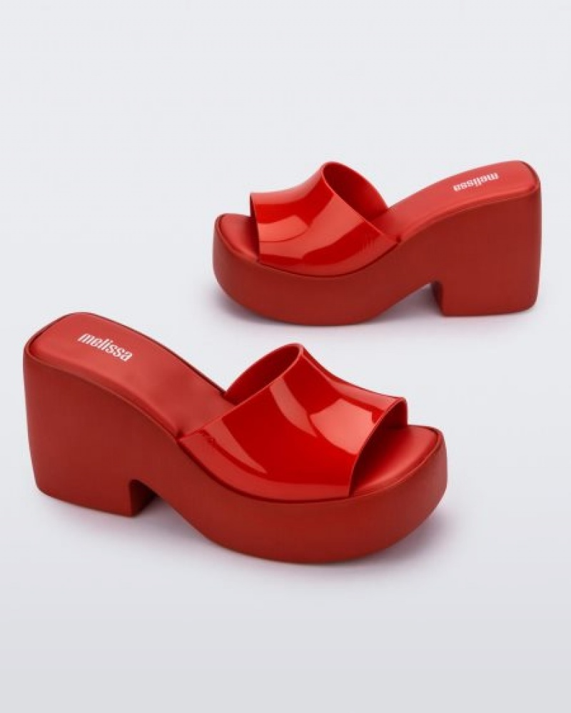 Melissa Platforms Posh Mujer Rojas España | INhlk9Ds