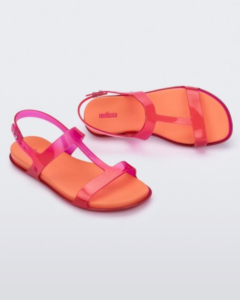 Melissa Sandalias Adore Mujer Pink/Orange España | lsVLyhQh