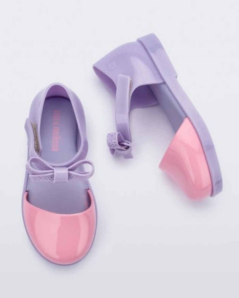 Mini Melissa Sandalias Amy Bebe Lilac/Pink España | pPnFPkvF