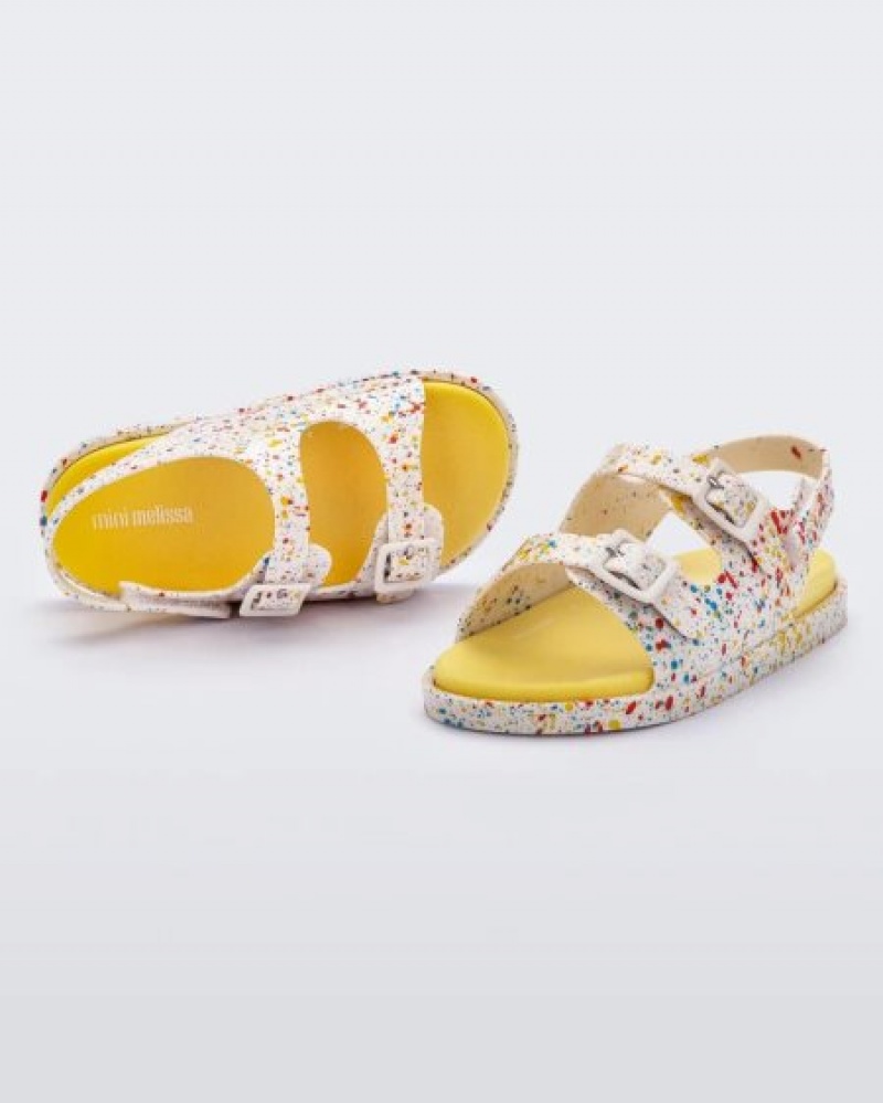 Mini Melissa Sandalias Anchos Sandal Bebe Blancas España | Xse3YPPs