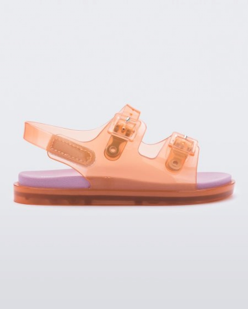 Mini Melissa Sandalias Anchos Sandal Bebe Orange/Pink España | MvXLc0IP