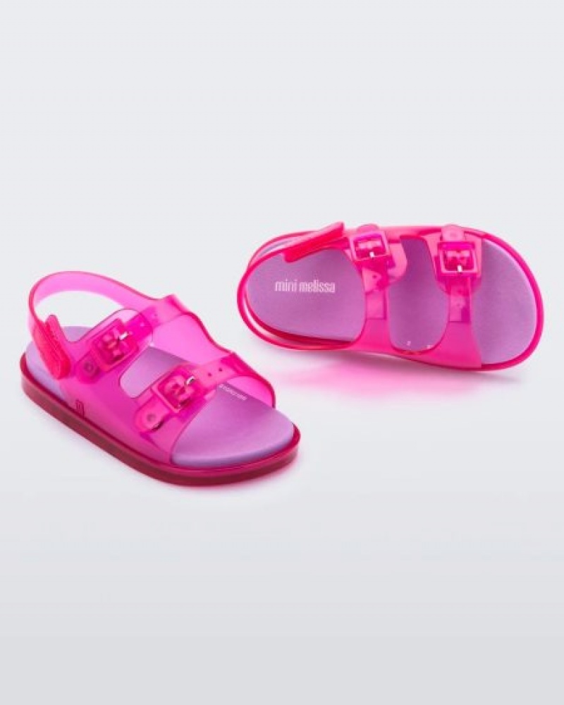 Mini Melissa Sandalias Anchos Sandal Bebe Pink/Lilac España | 4yU0iMRo