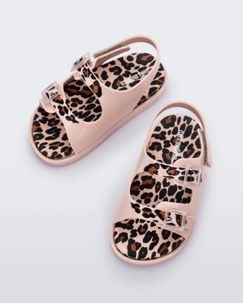 Mini Melissa Sandalias Anchos Sandal Bebe Pink/Brown España | ehKsrlC1