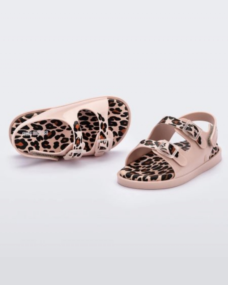 Mini Melissa Sandalias Anchos Sandal Bebe Pink/Brown España | ehKsrlC1