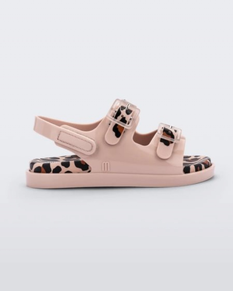 Mini Melissa Sandalias Anchos Sandal Bebe Pink/Brown España | ehKsrlC1