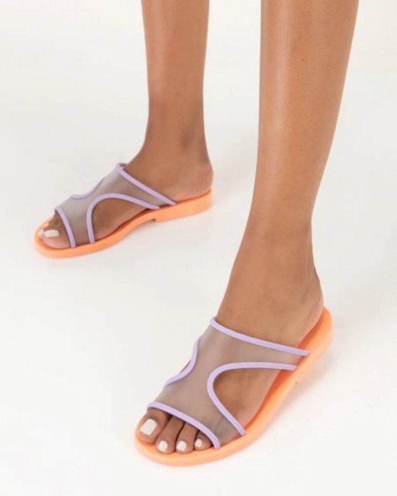 Melissa Sandalias Bikini Chanclas Mujer Orange/Lilac España | rirdb8FP