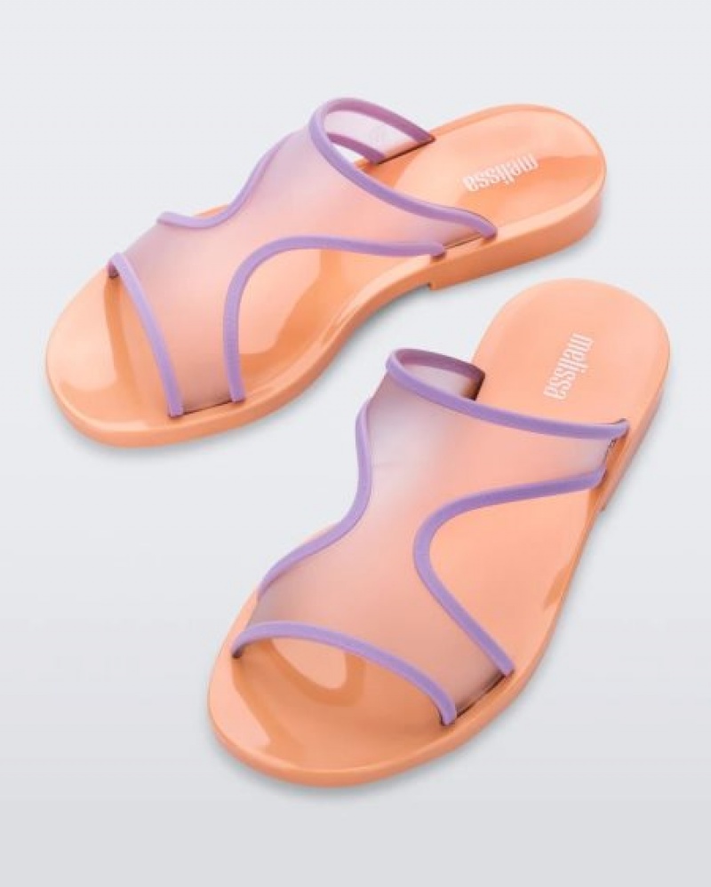 Melissa Sandalias Bikini Chanclas Mujer Orange/Lilac España | rirdb8FP