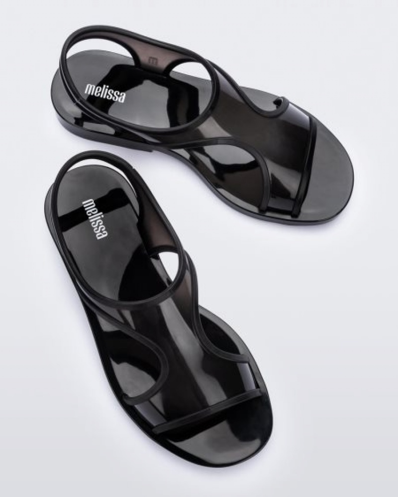 Melissa Sandalias Bikini Sandal Mujer Negras España | oBGlV6dF