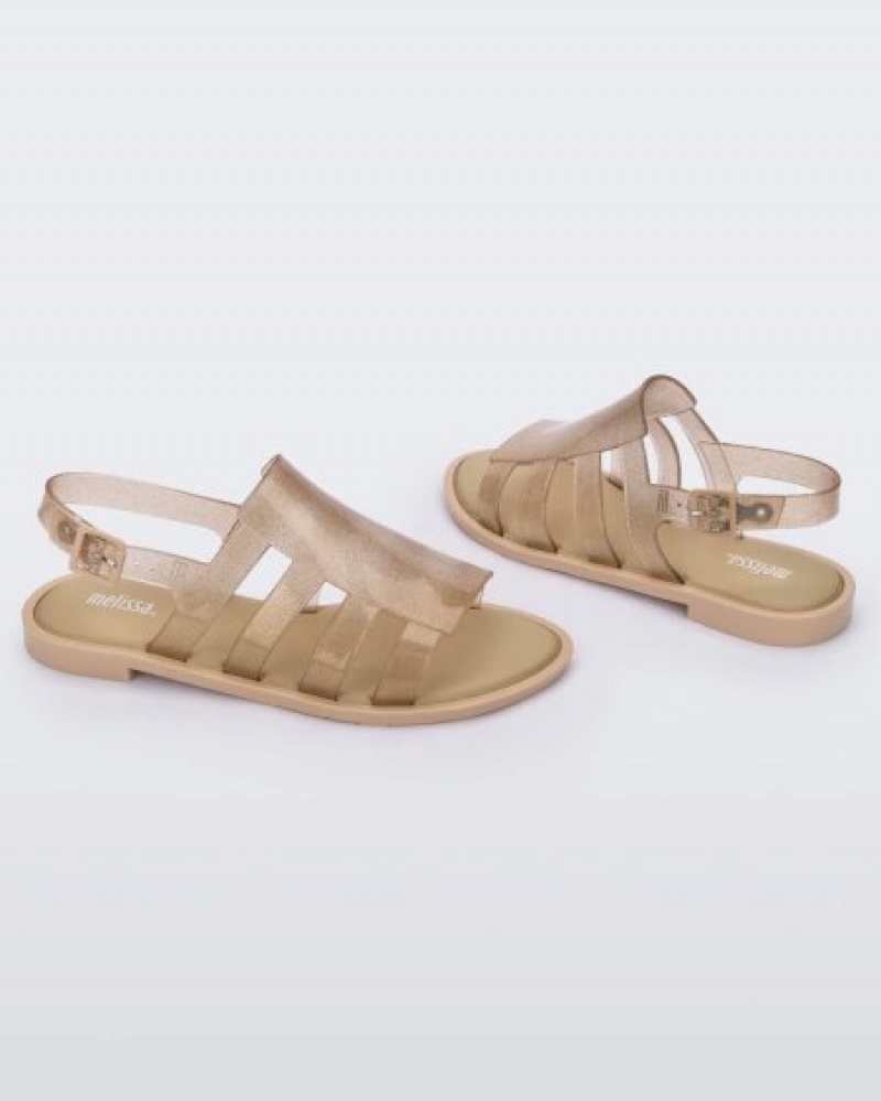 Melissa Sandalias Boemia Mujer Beige España | cM9HAlXs