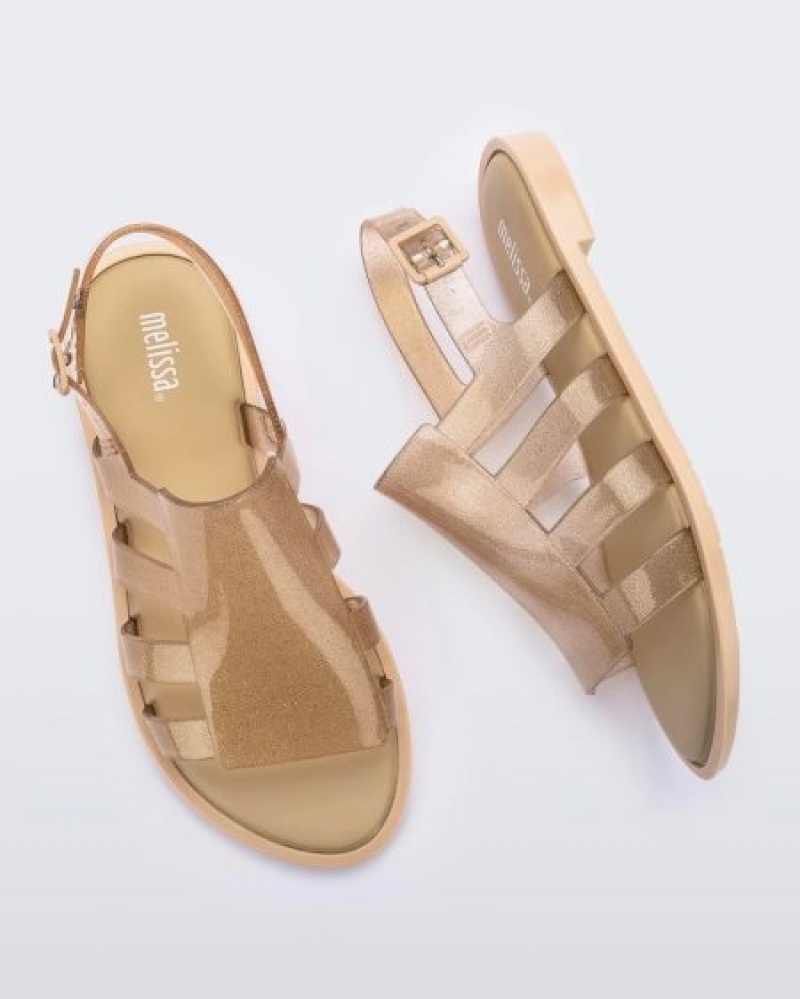 Melissa Sandalias Boemia Mujer Beige España | cM9HAlXs