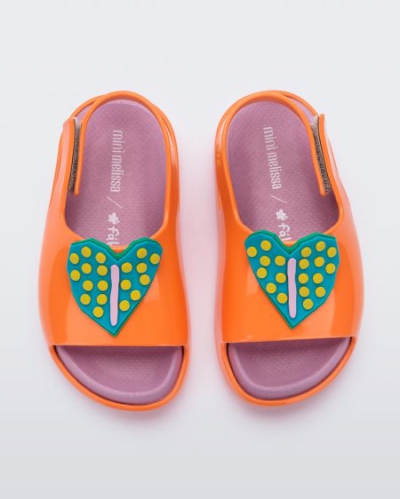 Mini Melissa Sandalias Cloud Bebe Orange/Pink España | 7lW0RWIX