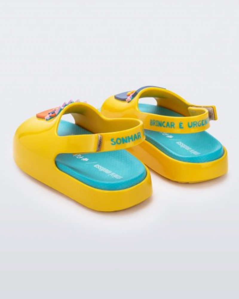 Mini Melissa Sandalias Cloud Bebe Yellow/Blue España | GNaUQpmu