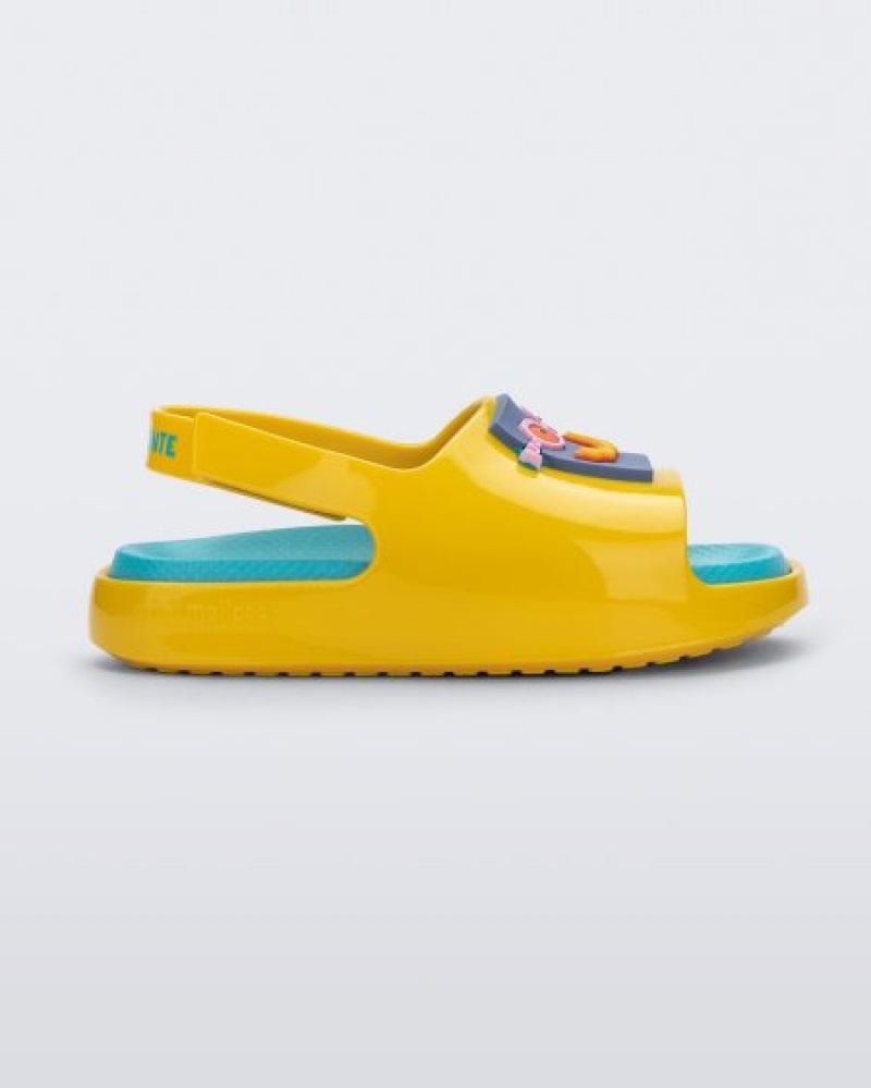 Mini Melissa Sandalias Cloud Bebe Yellow/Blue España | GNaUQpmu