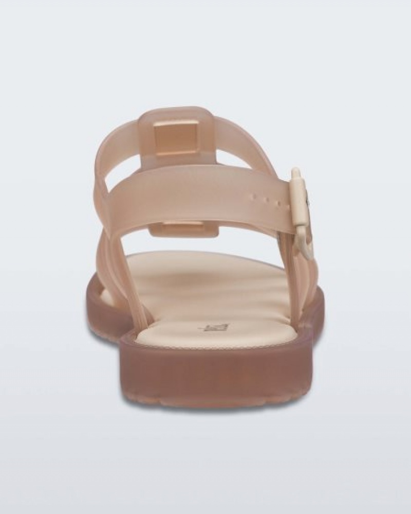 Melissa Sandalias Flox Mujer Beige España | qamWrRFf