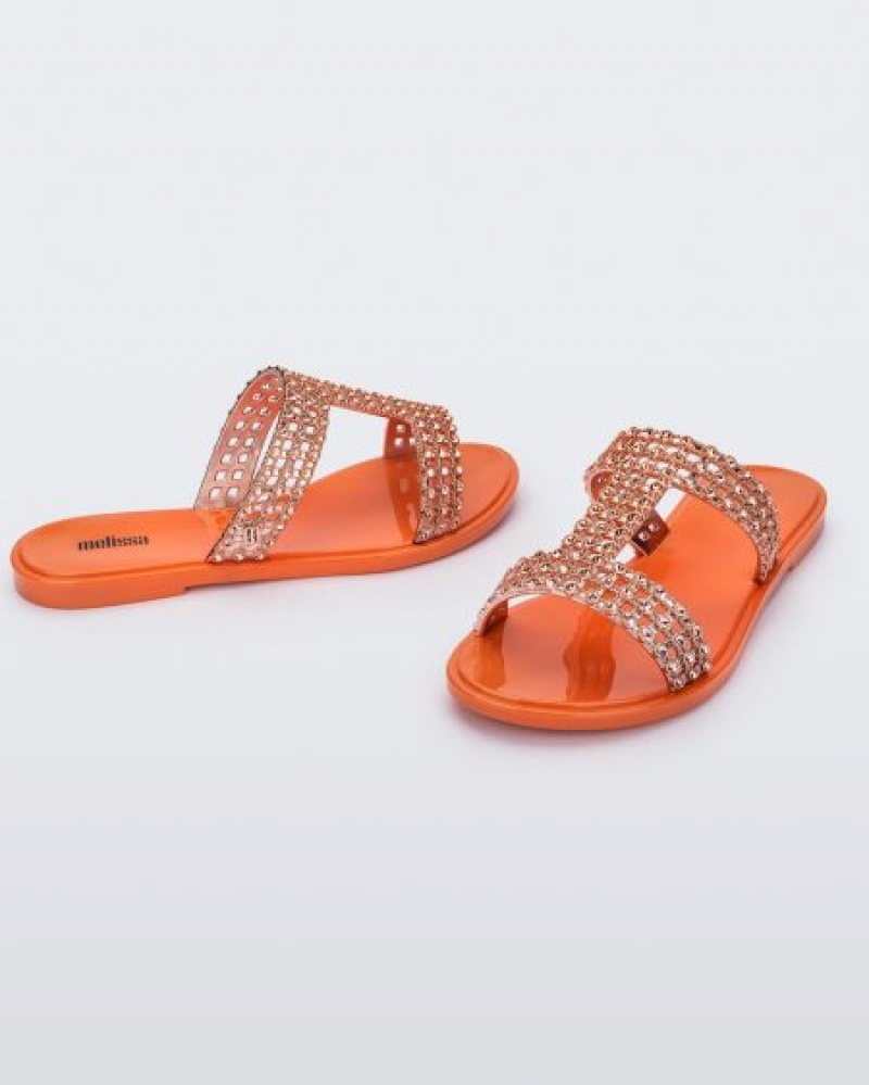 Melissa Sandalias Glowing Mujer Orange/Copper España | wqFvjWjp