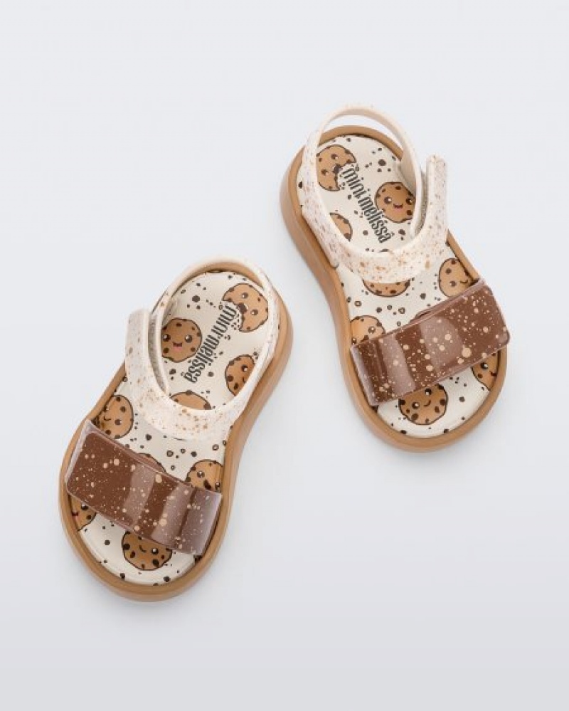 Mini Melissa Sandalias Jump Candy Bebe Beige/Brown España | fT0wW1P3