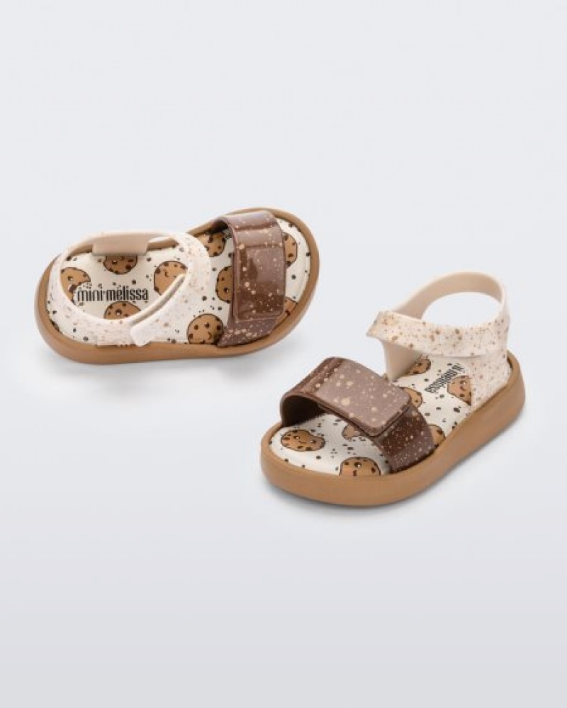 Mini Melissa Sandalias Jump Candy Bebe Beige/Brown España | fT0wW1P3