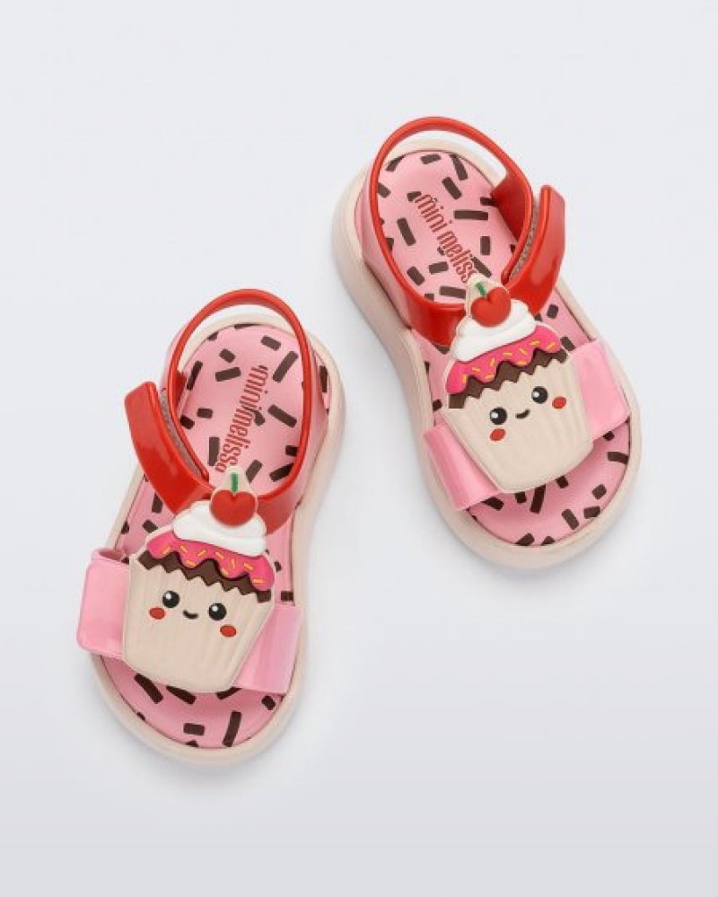 Mini Melissa Sandalias Jump Candy Bebe Pink/Red/Yellow España | 7ccvHHge