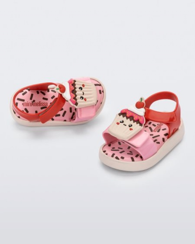 Mini Melissa Sandalias Jump Candy Bebe Pink/Red/Yellow España | 7ccvHHge