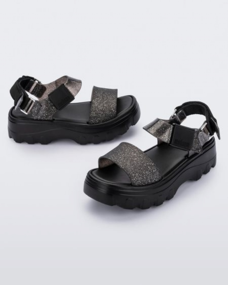 Melissa Sandalias Kick Off Sandal Mujer Negras España | mjlZiORM