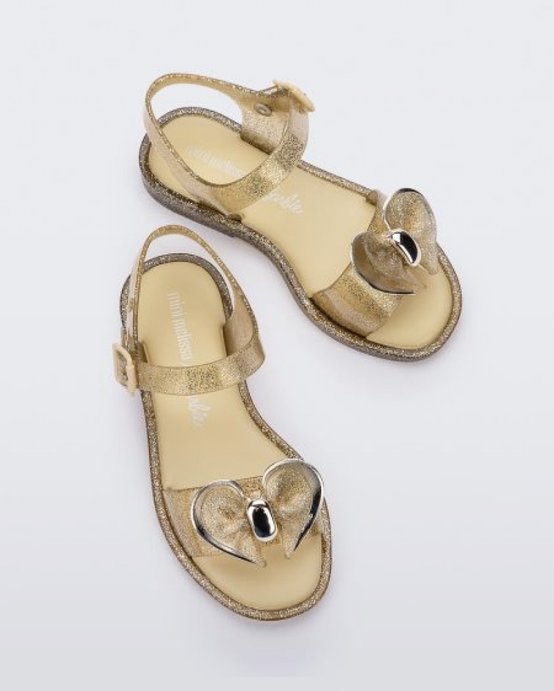 Mini Melissa Sandalias Mar Sandal Niños Amarillo España | I0qUSExb