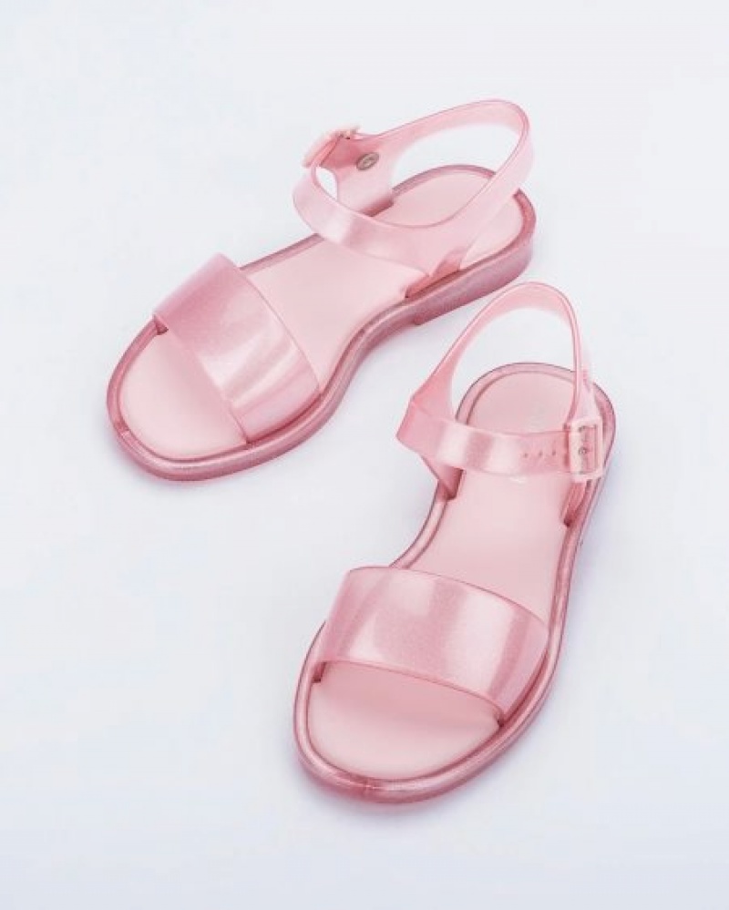 Mini Melissa Sandalias Mar Sandal Niños Pink/Glitter España | WZ7nLhtg