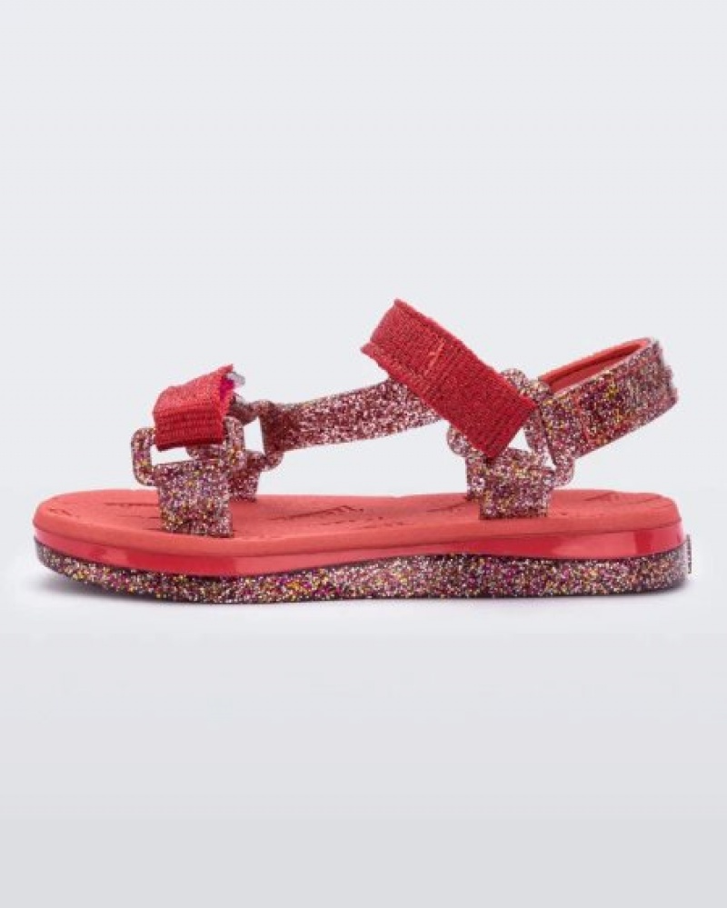 Mini Melissa Sandalias Papete Bebe Rojas España | vtma21L2