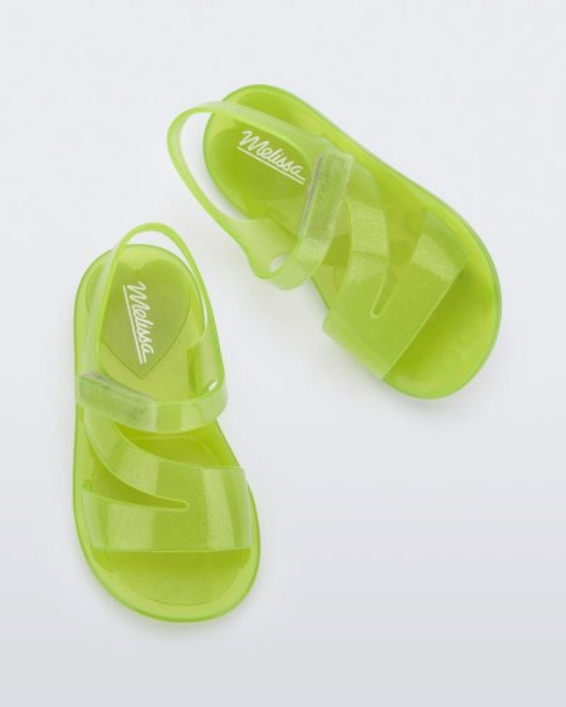 Mini Melissa Sandalias Paris Bebe Verde España | ZNcz4xga