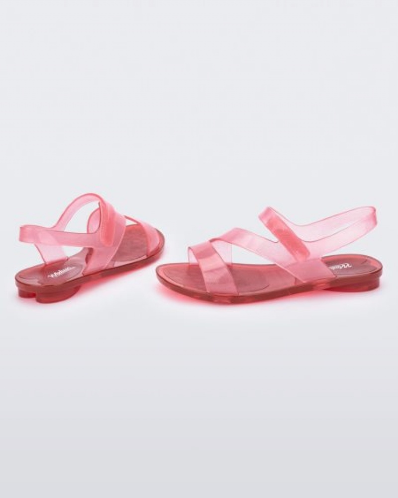 Mini Melissa Sandalias Paris Niños Pink/Red España | FvgQgNVb