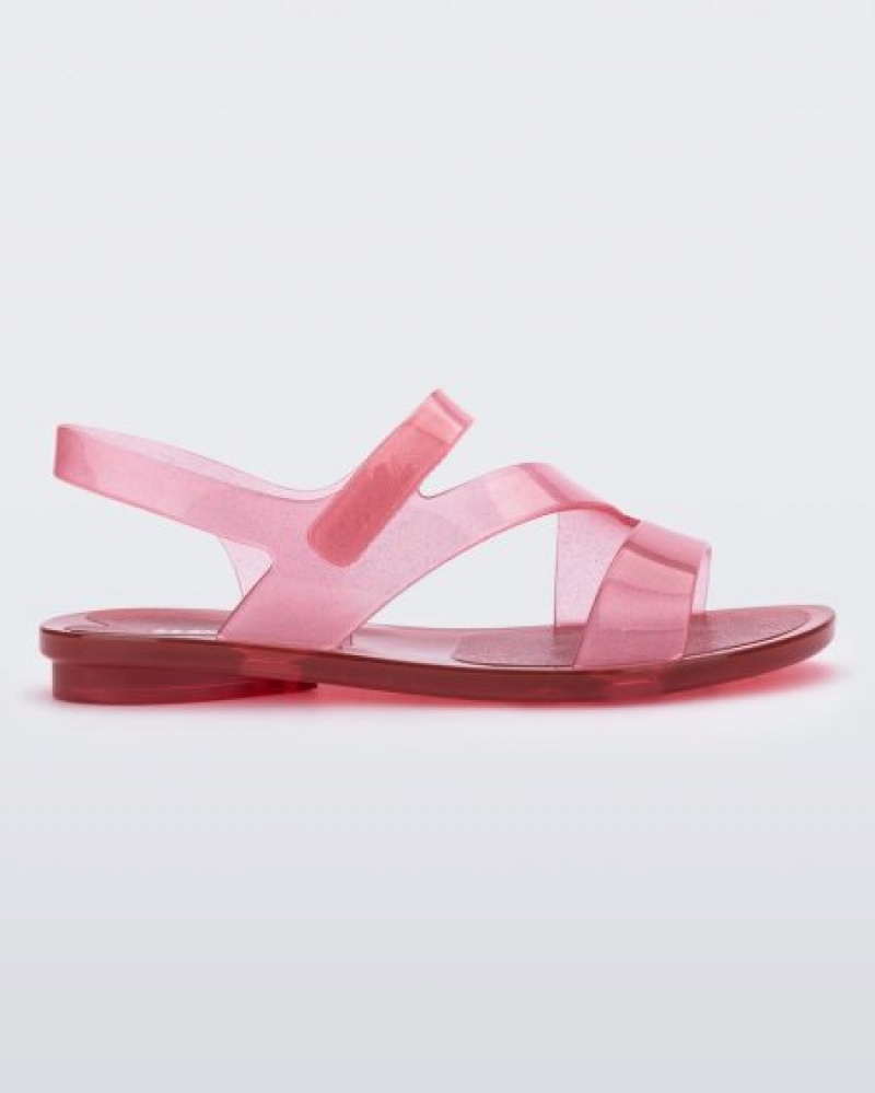 Mini Melissa Sandalias Paris Niños Pink/Red España | FvgQgNVb