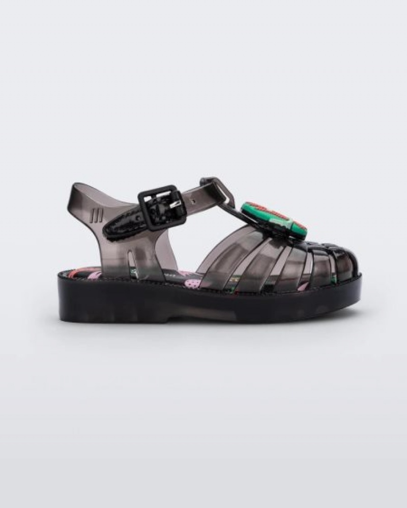 Mini Melissa Sandalias Possession Bebe Negras España | k3j062ZO