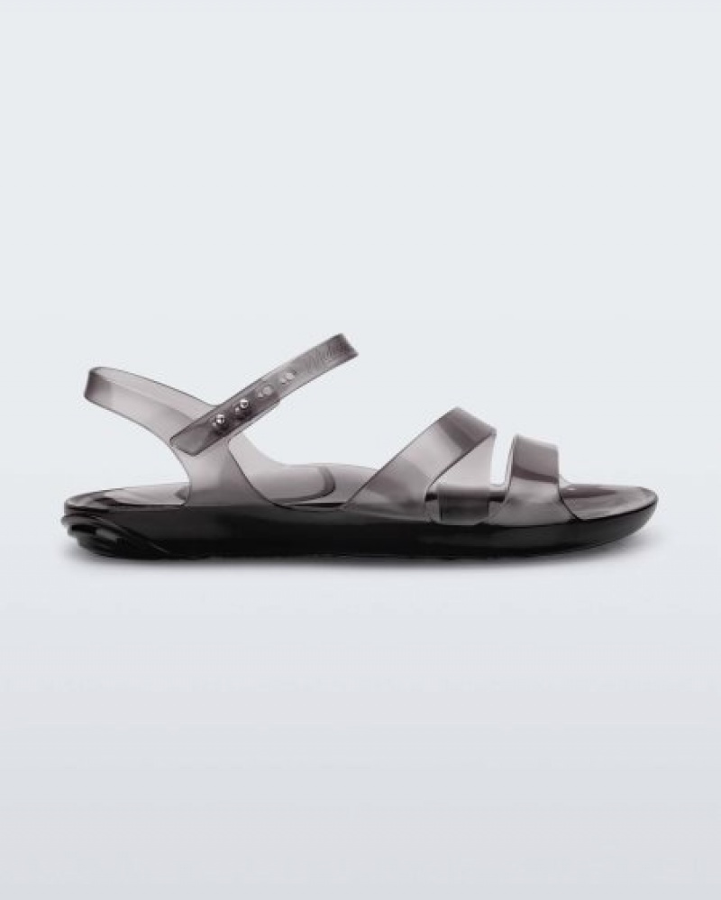 Melissa Sandalias Real Jelly Sandal Mujer Negras España | oMx5px9v