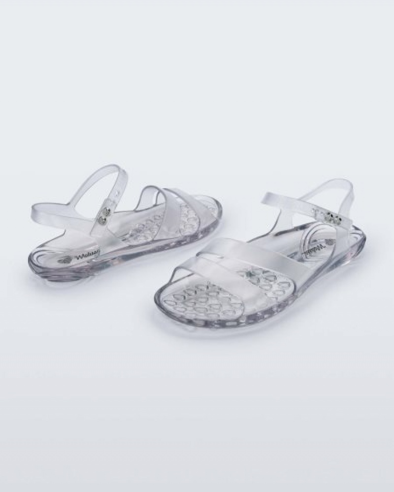 Melissa Sandalias Real Jelly Sandal Mujer Clear España | LPKSCVL2