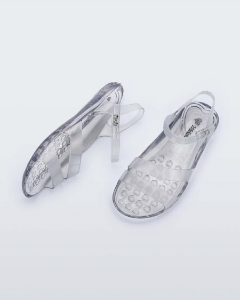 Melissa Sandalias Real Jelly Sandal Mujer Clear España | LPKSCVL2