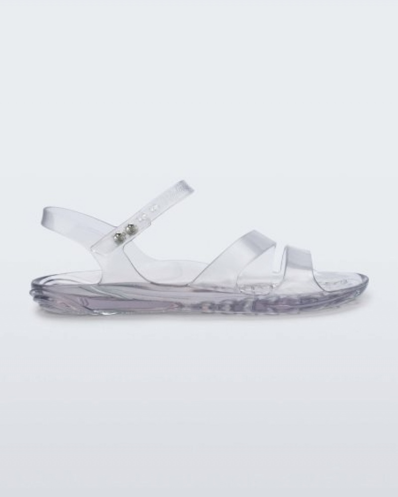 Melissa Sandalias Real Jelly Sandal Mujer Clear España | LPKSCVL2