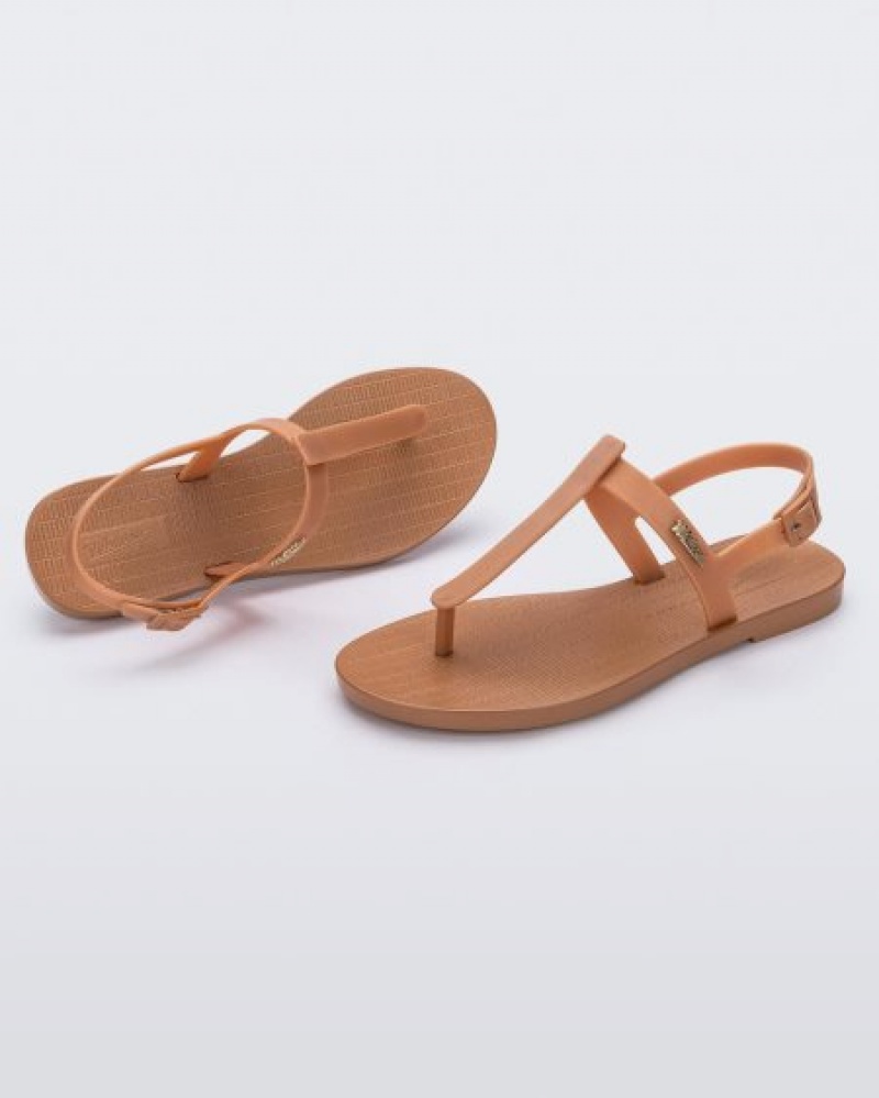 Melissa Sandalias Sun Ventura Mujer Beige España | Hig4j7qN