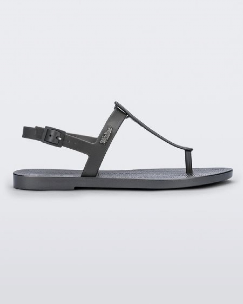 Melissa Sandalias Sun Ventura Mujer Graphite Metallic España | 0dPtczaX