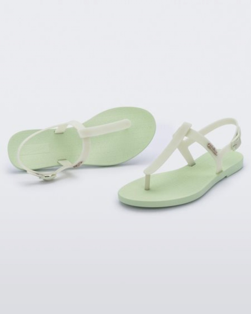 Melissa Sandalias Sun Ventura Mujer Verde España | 2MsdoL2U