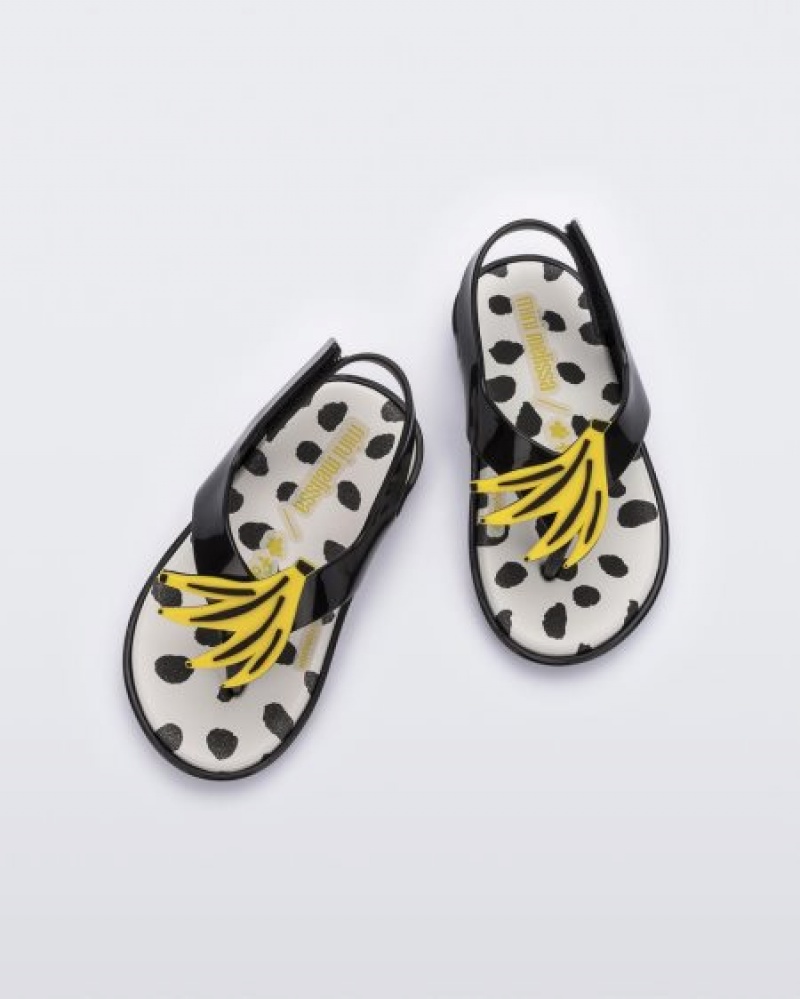 Mini Melissa Sandalias Sunny Bebe Negras España | NnSqRNbr