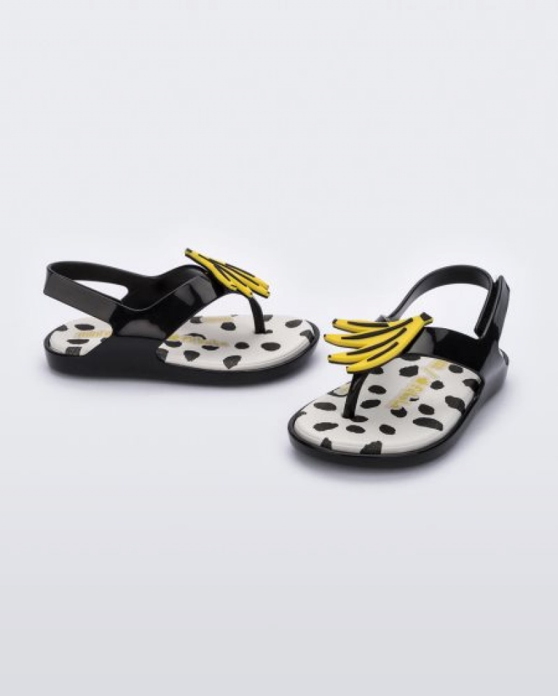 Mini Melissa Sandalias Sunny Bebe Negras España | NnSqRNbr