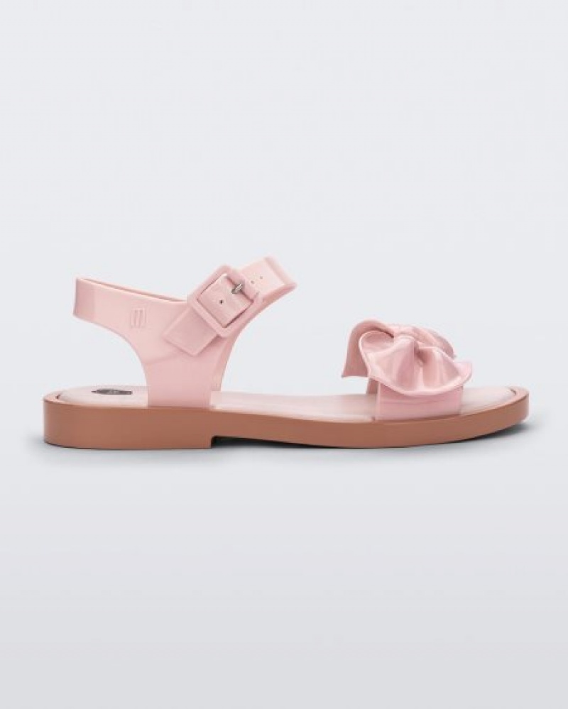 Melissa Sandalias Tie Mar Sandal Mujer Beige/Pink España | DF0ikjd0