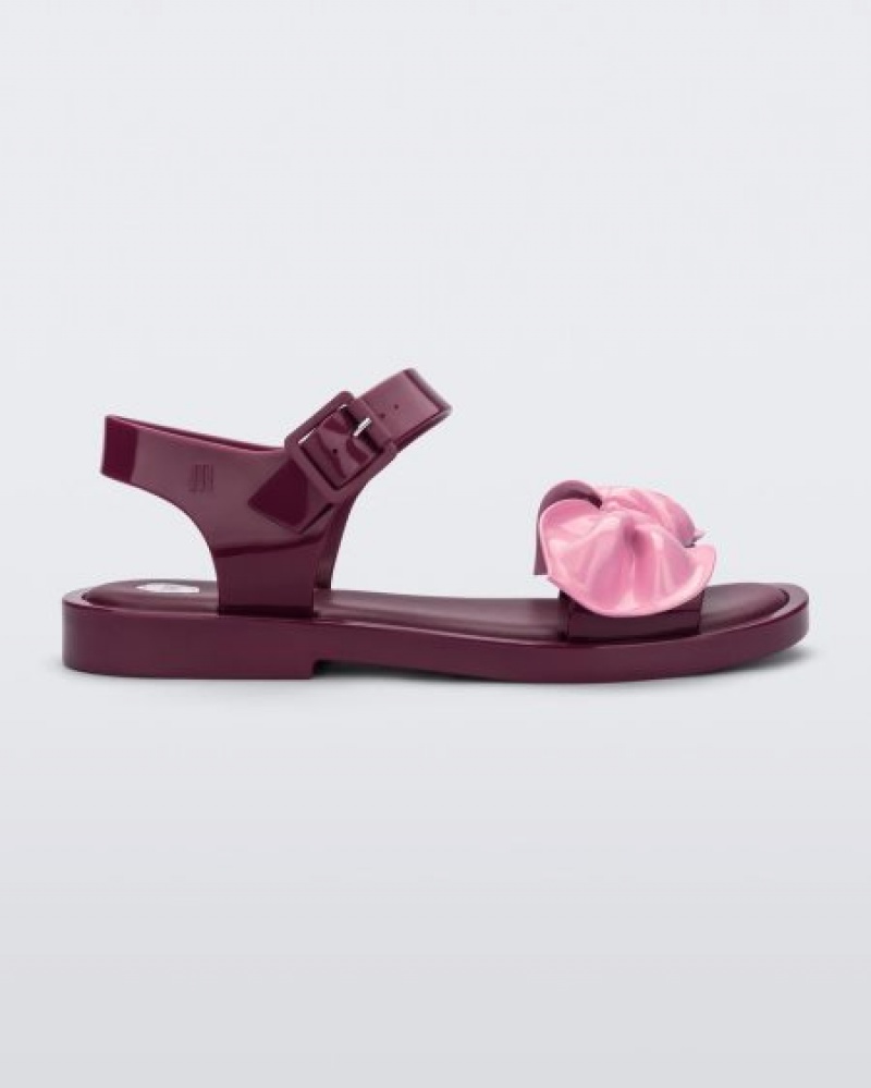 Melissa Sandalias Tie Mar Sandal Mujer Red/Pink España | 5CUVdVxQ