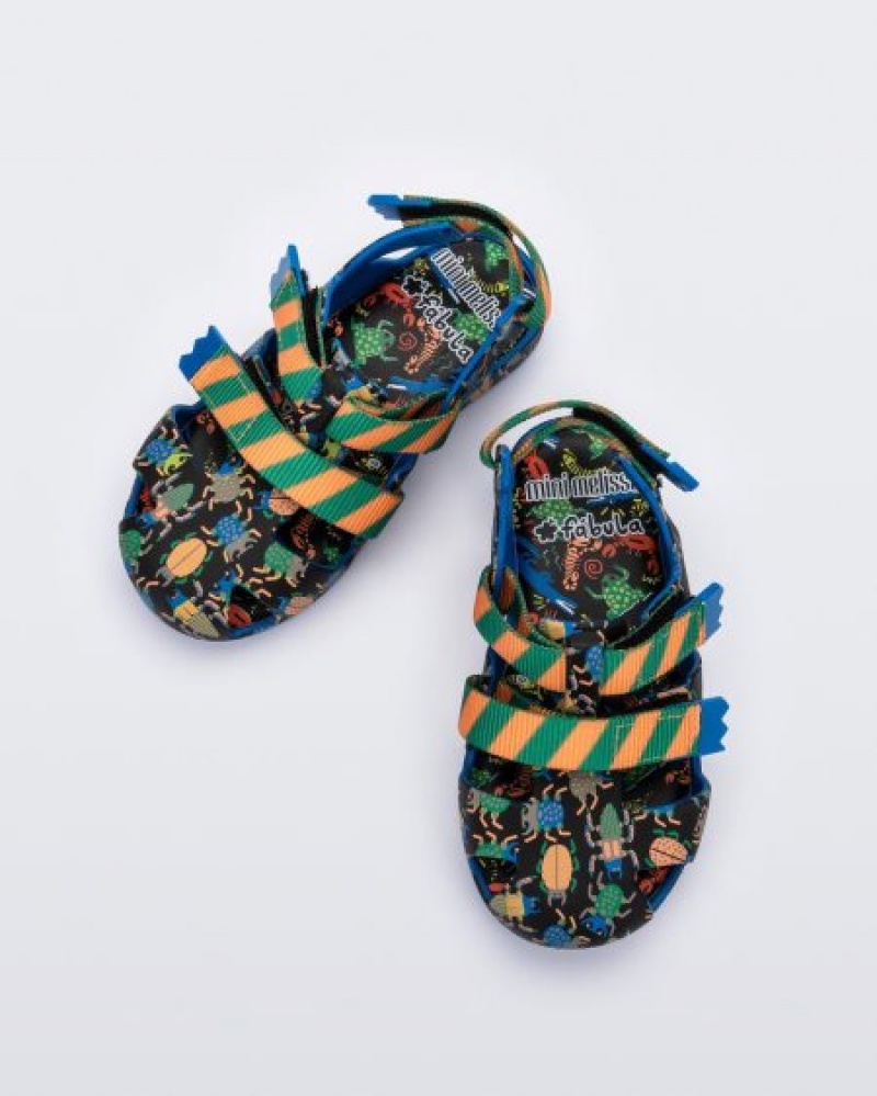 Mini Melissa Sandalias Yoyo Bebe Blue/Green España | oijlAuQI