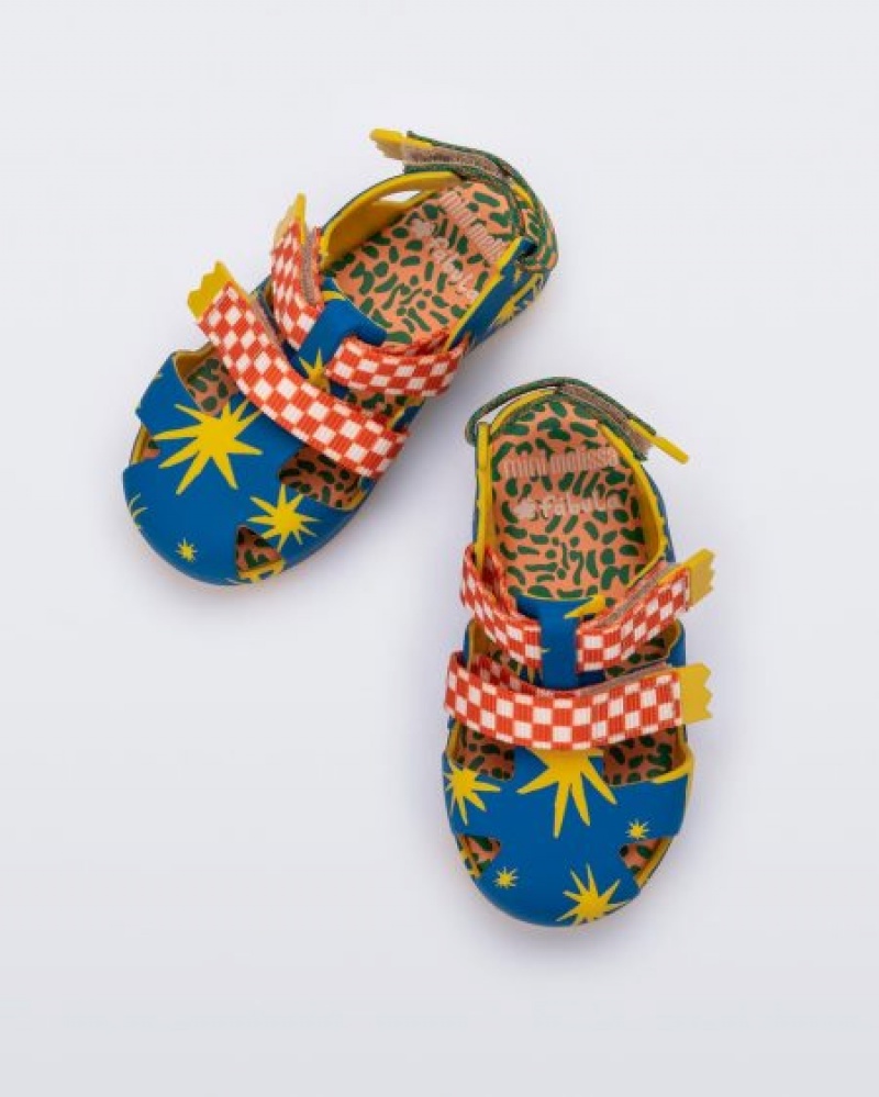 Mini Melissa Sandalias Yoyo Bebe Yellow/Blue España | XMJbQyGK