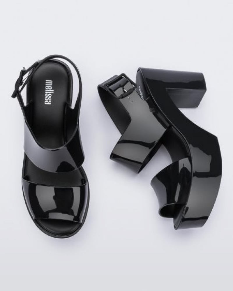 Melissa Tacones Mule Sandal Mujer Negras España | zuJQvjMD